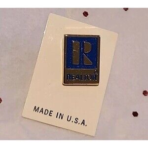 Realtor R Logo Vintage Lapel Pin